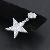 Dazzling Silver Earrings